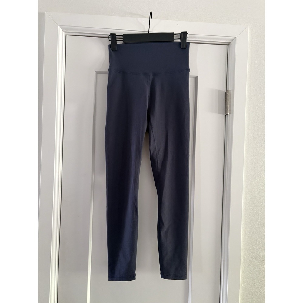 WILO the Label NWT Navy Ribbed Leggings Super Soft Wellness Set Bottoms ONLY